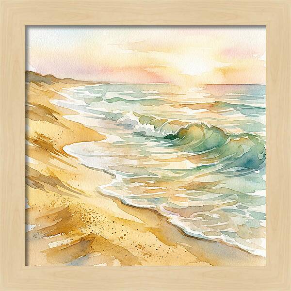 Beach Serenity At Sunset