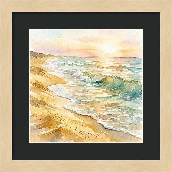 Beach Serenity At Sunset