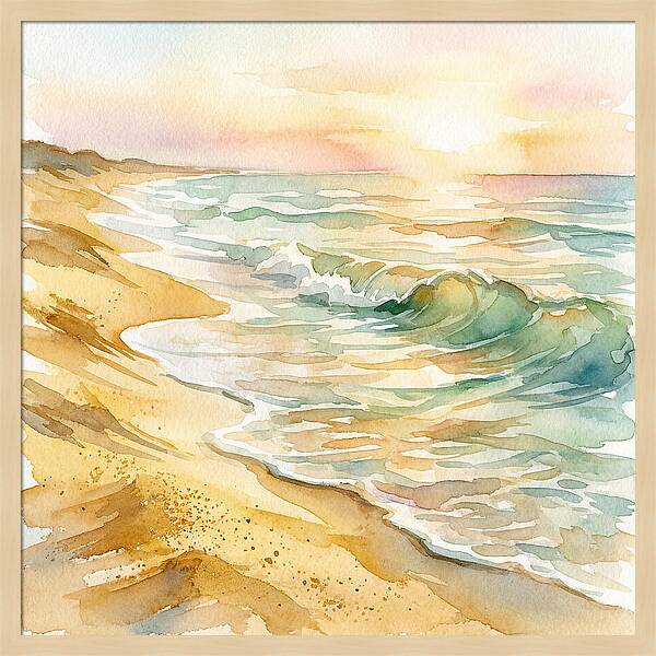 Beach Serenity At Sunset