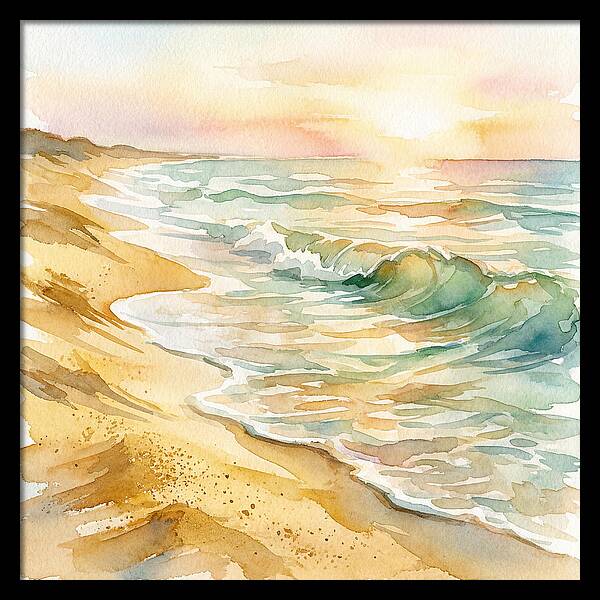 Beach Serenity At Sunset