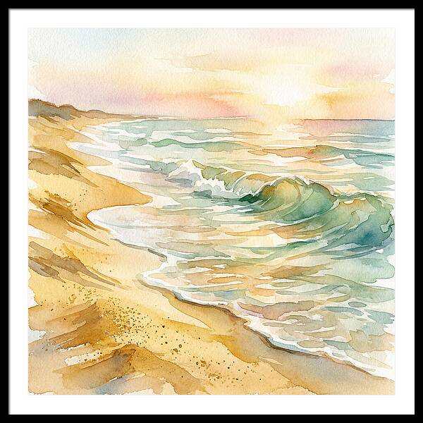 Beach Serenity At Sunset