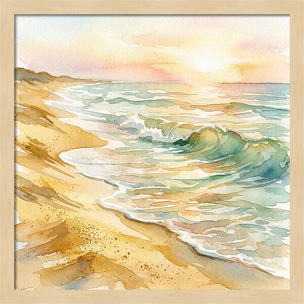 Beach Serenity At Sunset