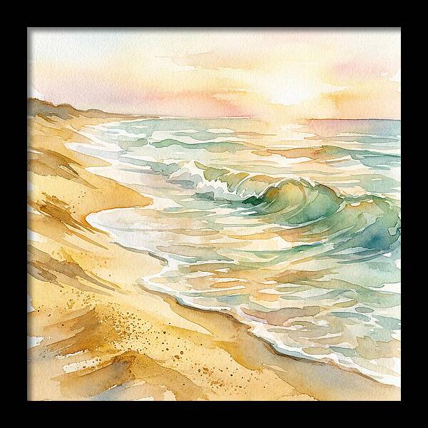 Beach Serenity At Sunset
