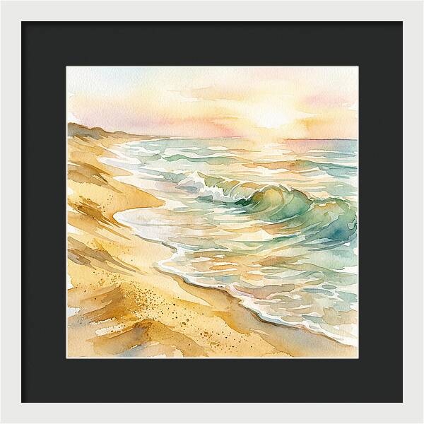Beach Serenity At Sunset