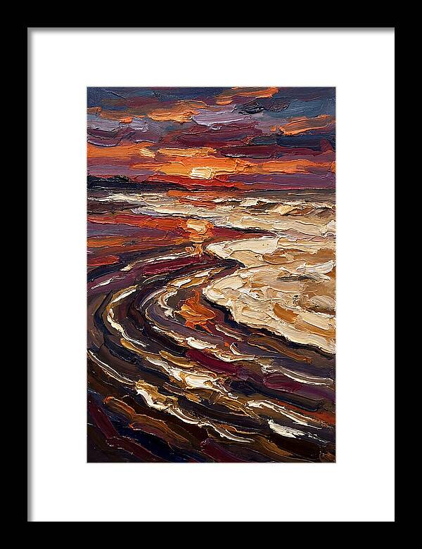 Beach Sunset Reflection