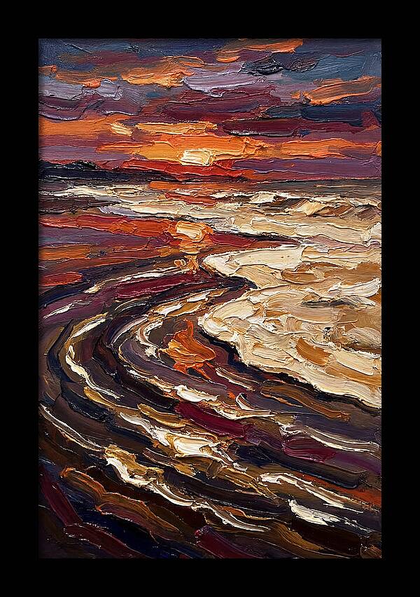 Beach Sunset Reflection