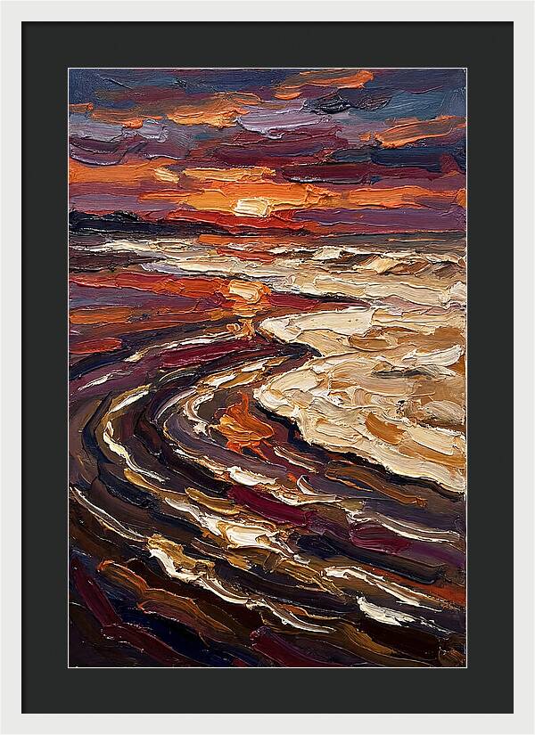 Beach Sunset Reflection