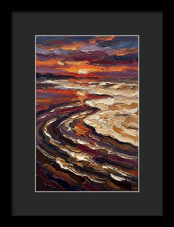 Beach Sunset Reflection