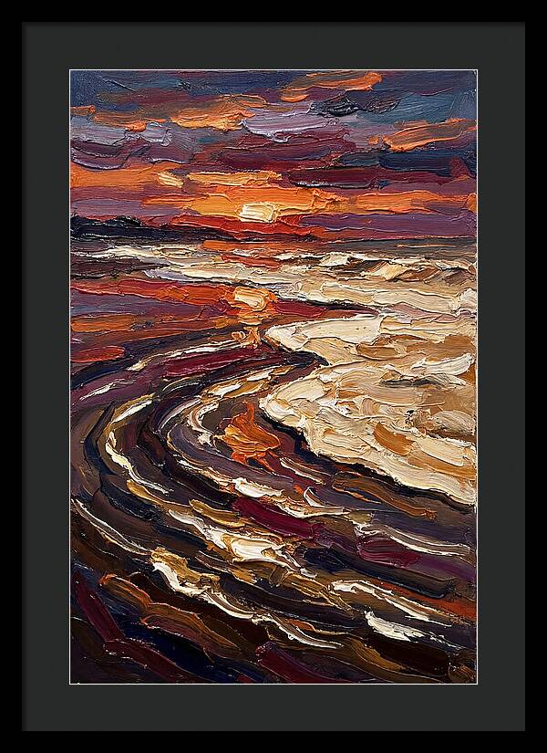 Beach Sunset Reflection