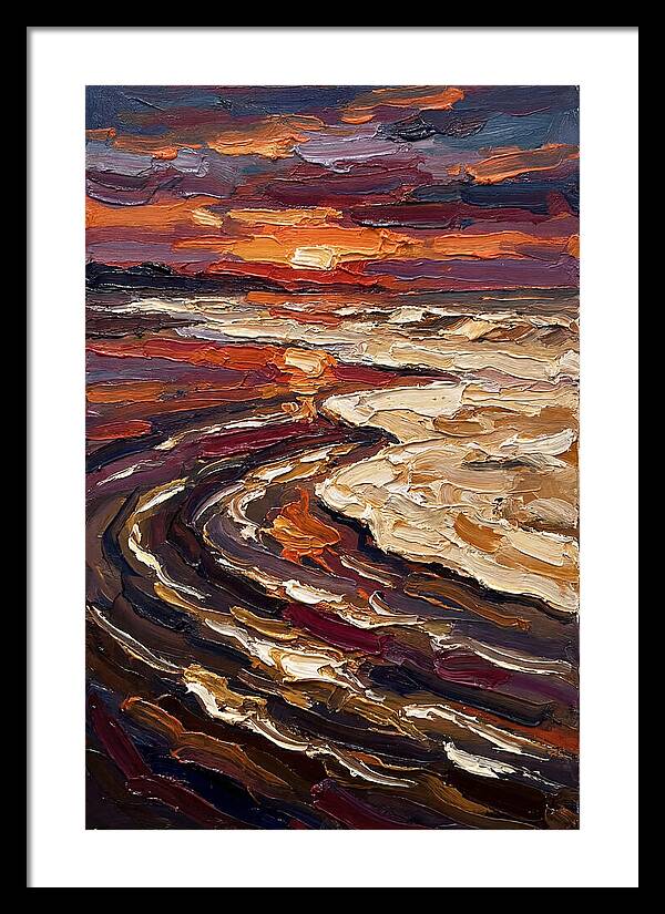 Beach Sunset Reflection