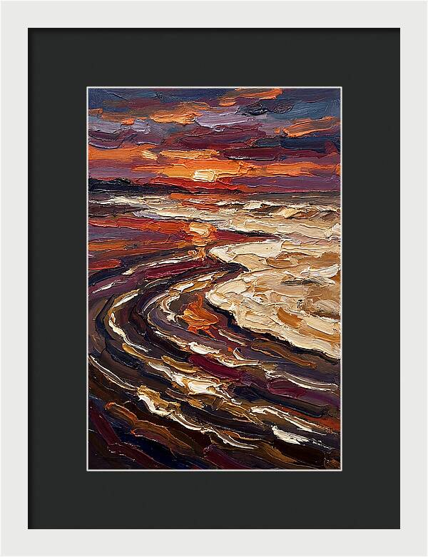 Beach Sunset Reflection