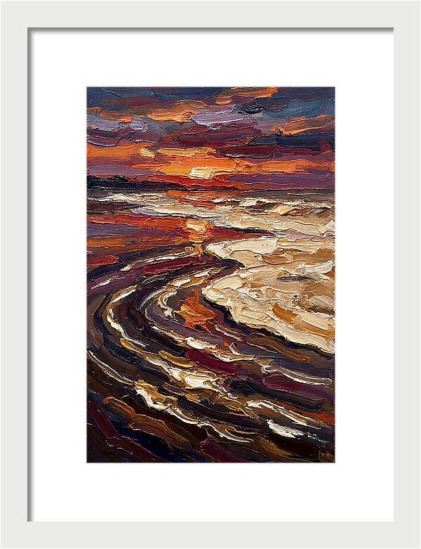 Beach Sunset Reflection