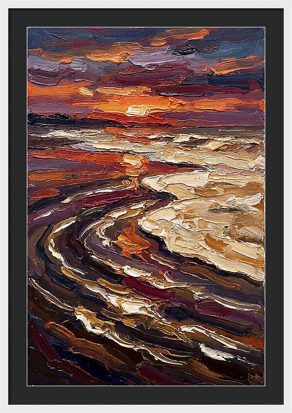 Beach Sunset Reflection