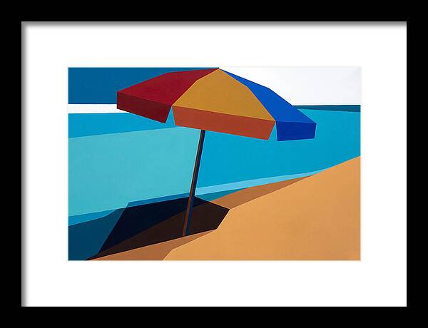 Beach Umbrella Under Clear Skies