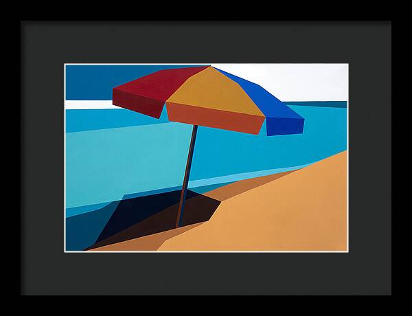 Beach Umbrella Under Clear Skies