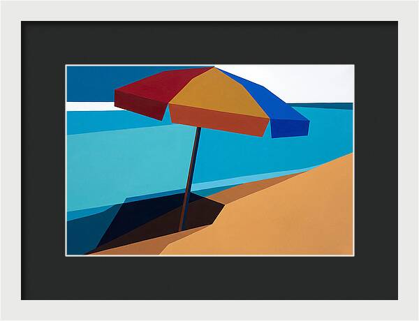 Beach Umbrella Under Clear Skies