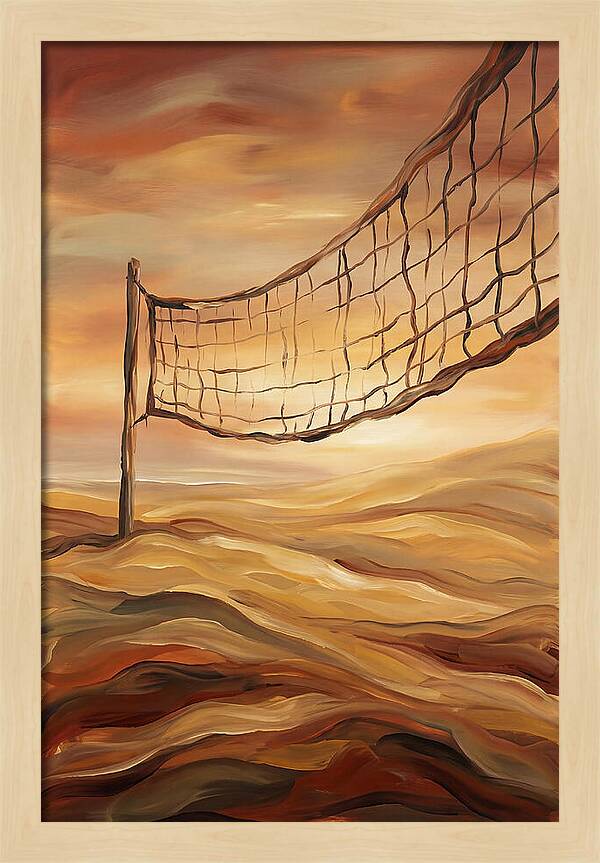 Beach Volleyball Serenity