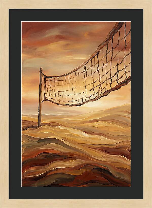 Beach Volleyball Serenity