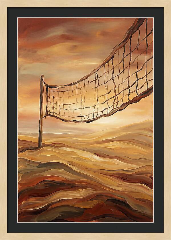 Beach Volleyball Serenity