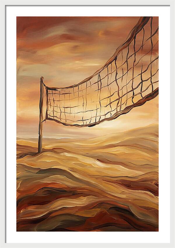 Beach Volleyball Serenity