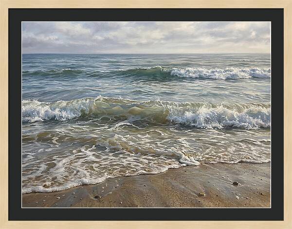 Beach Waves At Dawn