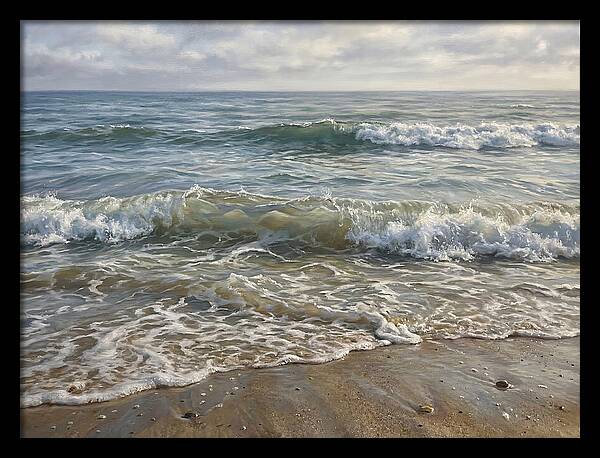 Beach Waves At Dawn