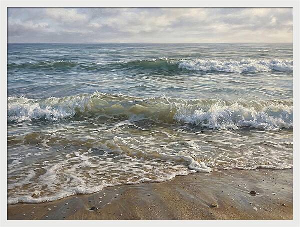 Beach Waves At Dawn