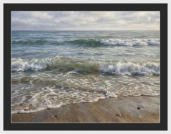 Beach Waves At Dawn