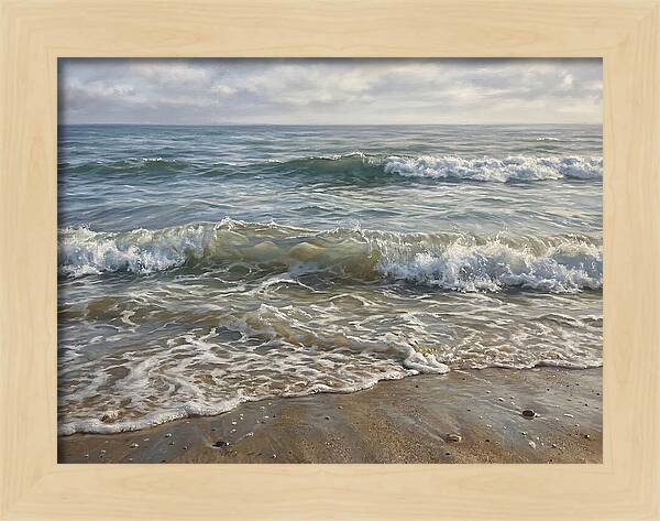 Beach Waves At Dawn