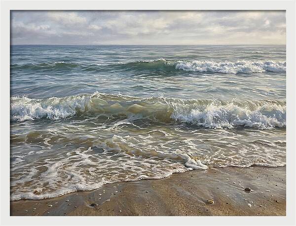 Beach Waves At Dawn