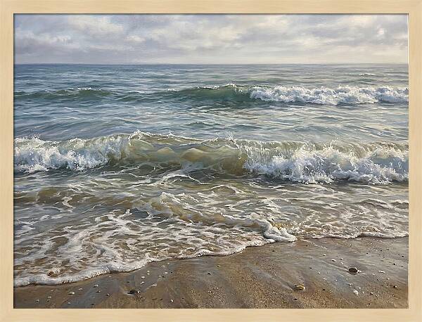 Beach Waves At Dawn