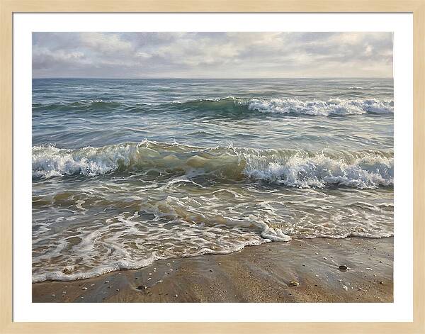 Beach Waves At Dawn