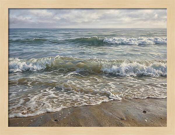 Beach Waves At Dawn