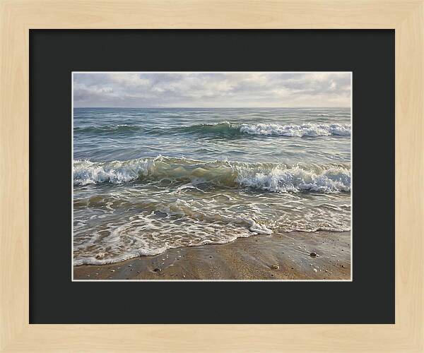 Beach Waves At Dawn