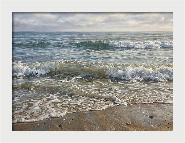 Beach Waves At Dawn