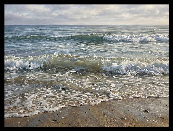 Beach Waves At Dawn