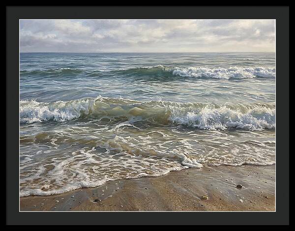 Beach Waves At Dawn