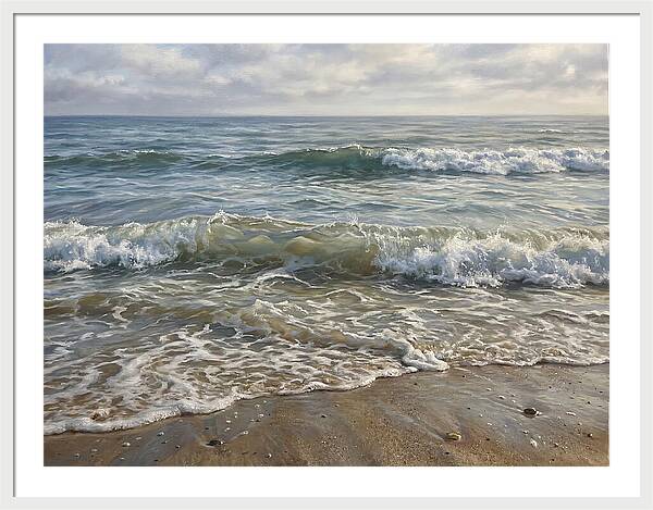 Beach Waves At Dawn