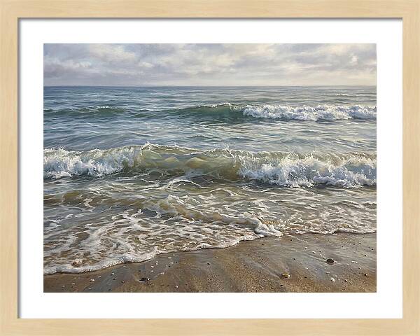 Beach Waves At Dawn