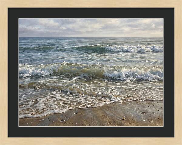 Beach Waves At Dawn