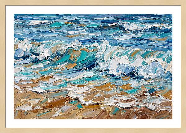 Beach Waves In Motion