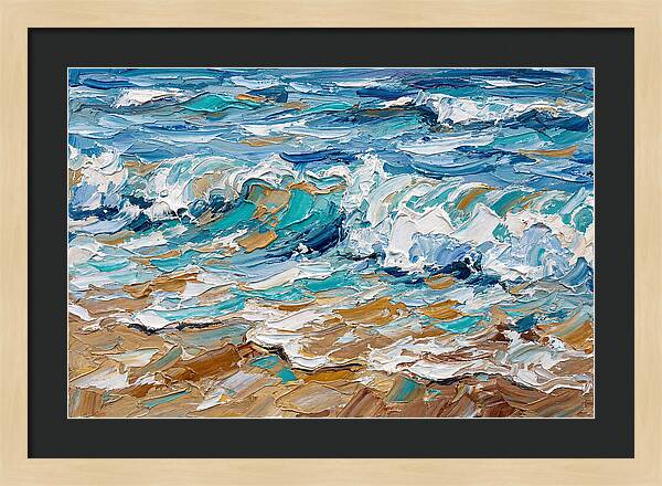 Beach Waves In Motion
