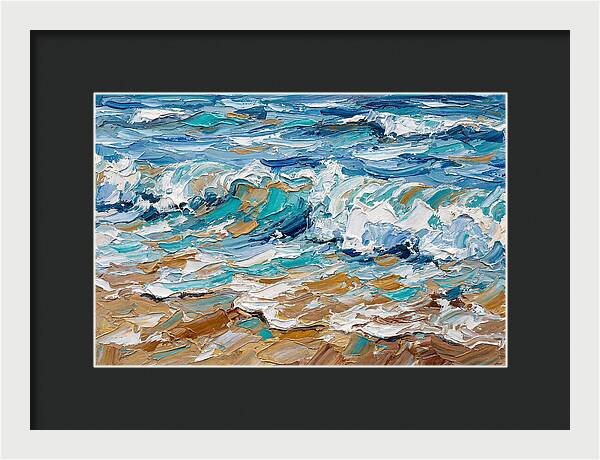 Beach Waves In Motion