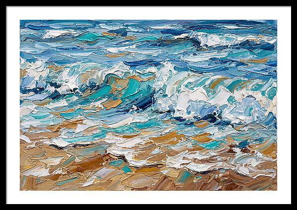 Beach Waves In Motion