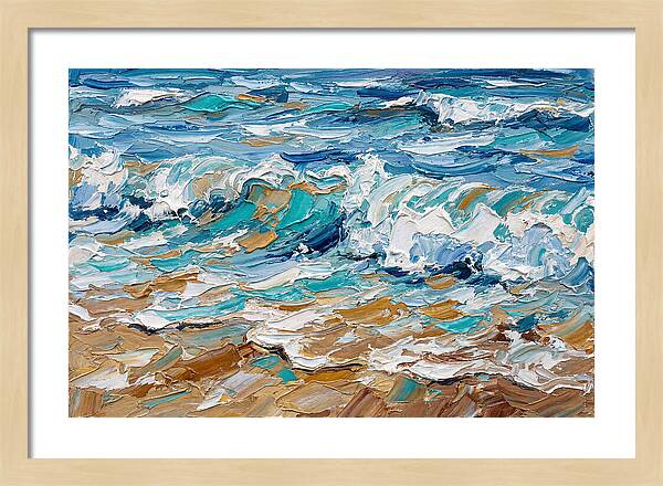 Beach Waves In Motion