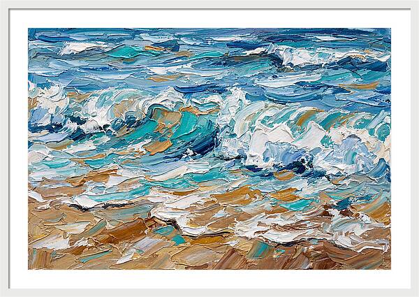 Beach Waves In Motion