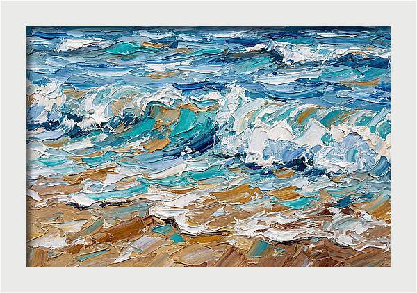 Beach Waves In Motion