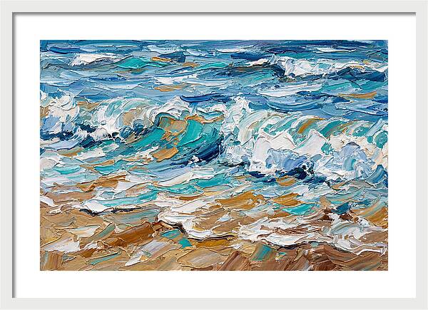 Beach Waves In Motion