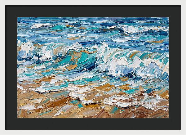 Beach Waves In Motion