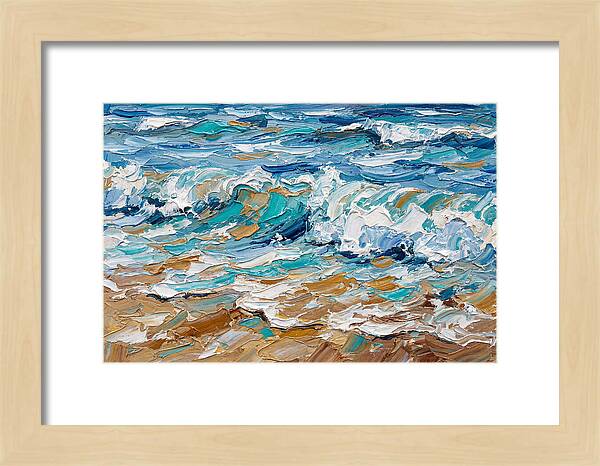 Beach Waves In Motion